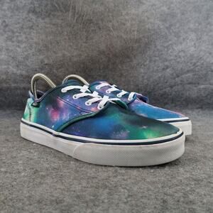 Vans Shoes Missy 5 Sneakers Authentic Galaxy Lace Up Low Canvas Space Skate Blue